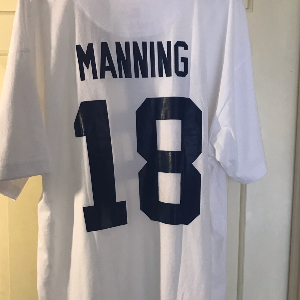 Mitchell&ness throwback Colts Manning shirt. NEW